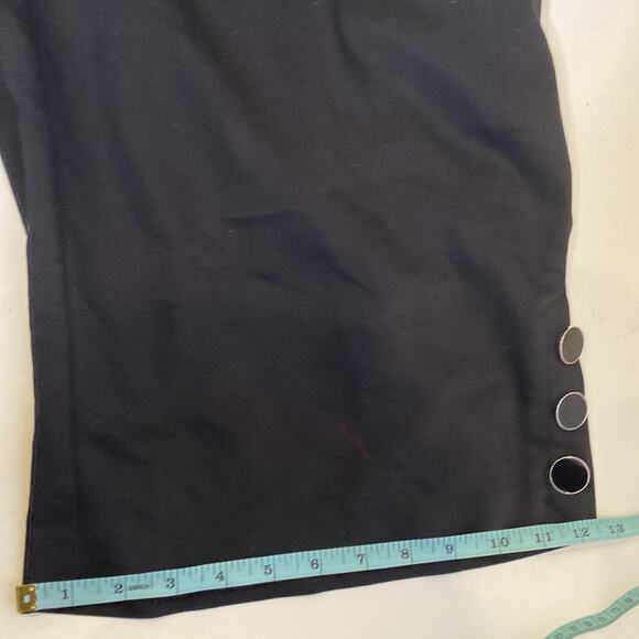 Lane Bryant The Laney Wide Leg Crop Pant 3 Button Detail Detail EUC Sz 20 Cotton - Picture 15 of 15